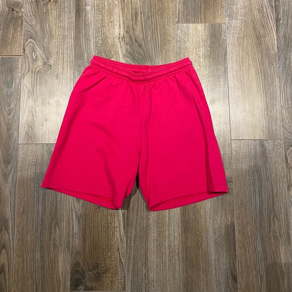 Urban renewal recycled red shorts - Picture 2 of 2